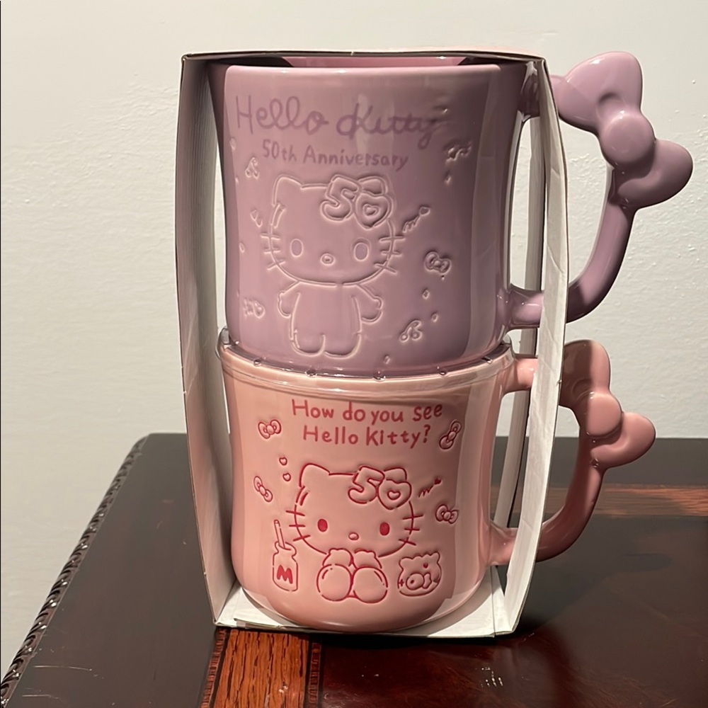 Hello Kitty 50th Anniversary Mug Set